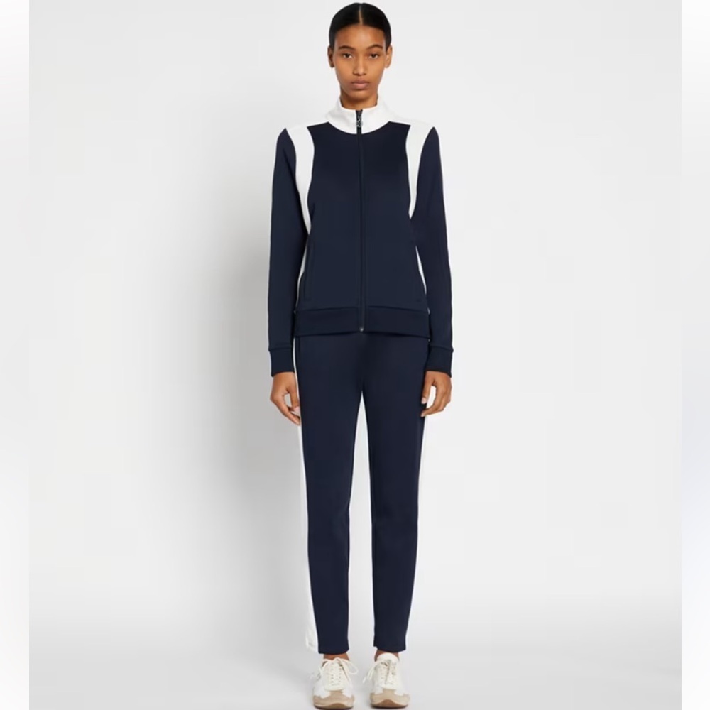 Tory Sport Colorblock track zip up jacket + Banner Tearaway Track Pants SET Navy